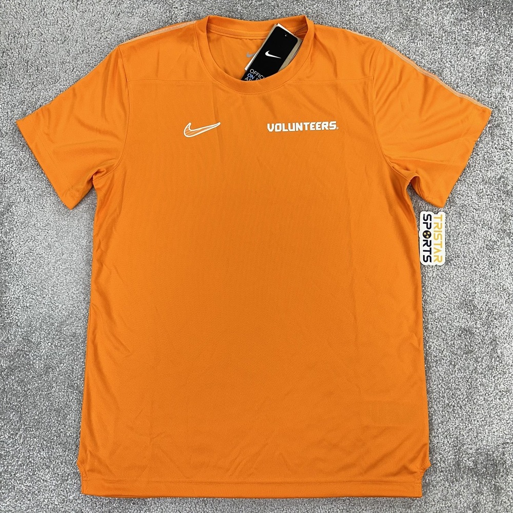 Tennessee Volunteers Shirt Mens Medium Orange NCAA Football Nike Dri Fit UPF 40+